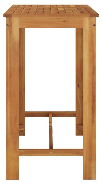 Tömör akácfa kerti bárasztal 120 x 60 x 105 cm