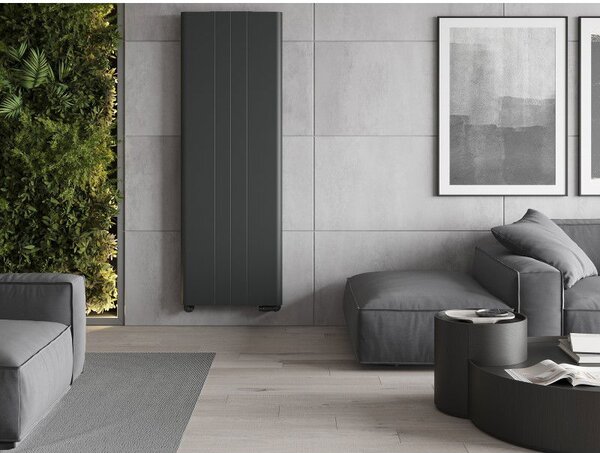 Mexen Line VR20SL lemezradiátor 1800 x 600 mm, alsó középső csatlakozás, 1308 W, antracit - W6VR20SL-180-060-66