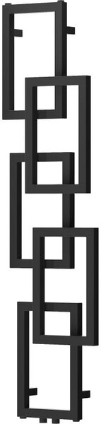 Mexen Grid dekoratív fürdőszobai radiátor 1360 x 390 mm, 349 W, fekete - W215-1360-390-00-70
