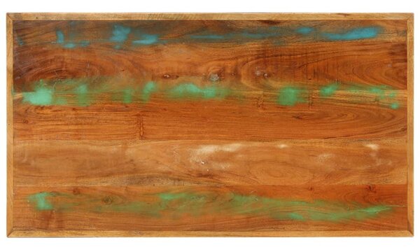 Tömör újrahasznosított fa dohányzóasztal 100 x 55 x 45 cm
