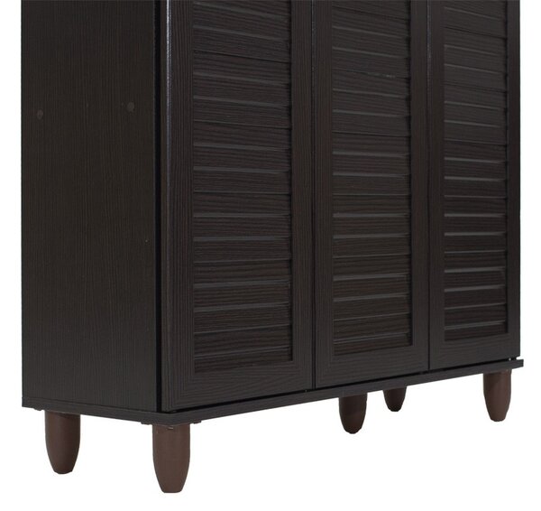 Cipősszekrény 16 párnak, SANT?, wenge, 89.5x34.5x91.5 cm