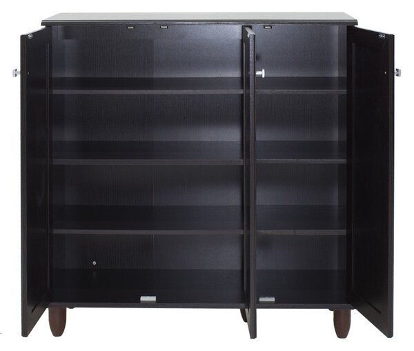 Cipősszekrény 16 párnak, SANT?, wenge, 89.5x34.5x91.5 cm