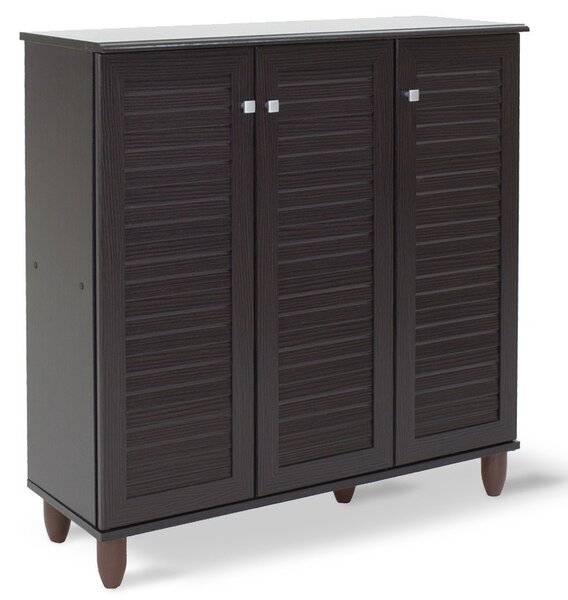 Cipősszekrény 16 párnak, SANT?, wenge, 89.5x34.5x91.5 cm