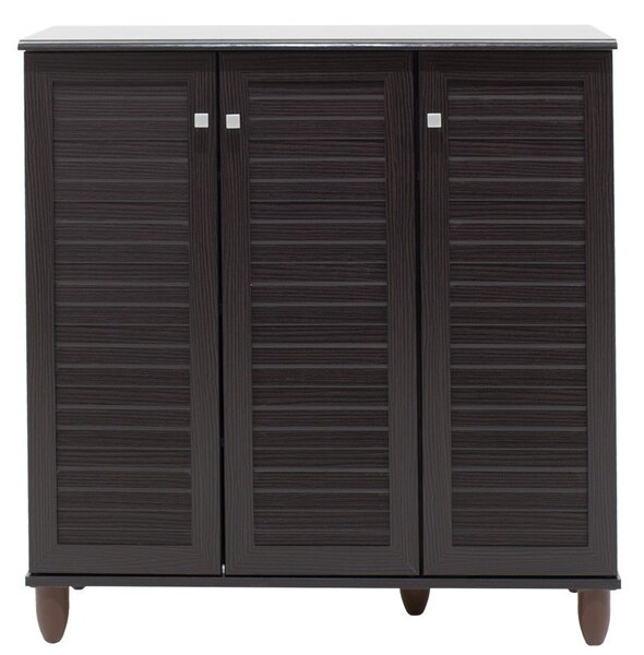 Cipősszekrény 16 párnak, SANT?, wenge, 89.5x34.5x91.5 cm
