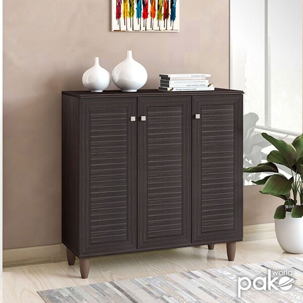 Cipősszekrény 16 párnak, SANT?, wenge, 89.5x34.5x91.5 cm