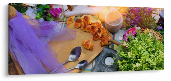 Kép - nyári piknik (120x50 cm)
