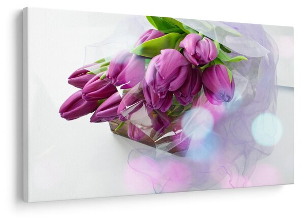 Kép - csokor tulipán (90x60 cm)