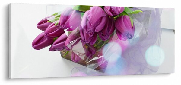 Kép - csokor tulipán (120x50 cm)