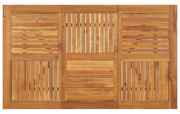 Tömör akácfa kerti asztal 150 x 90 x 75 cm