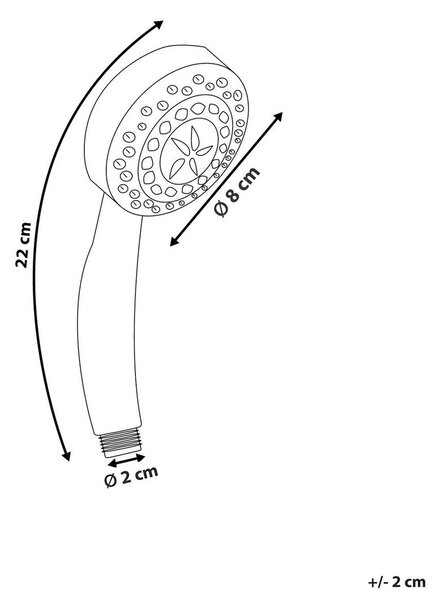 Kézi zuhany LORDAL Ezüst