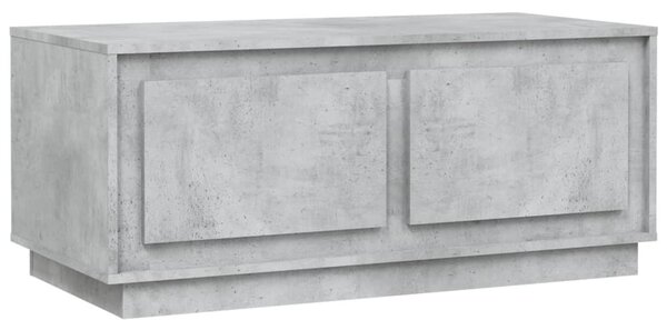 Betonszürke szerelt fa dohányzóasztal 102x50x44 cm