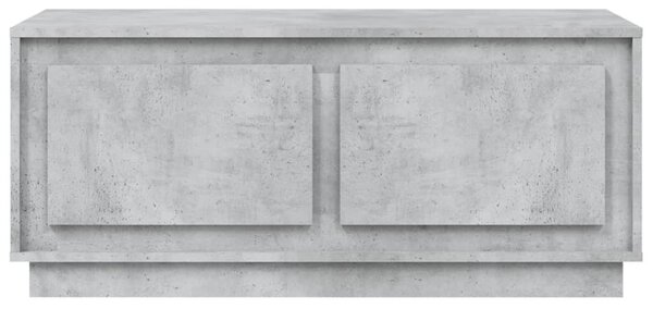 Betonszürke szerelt fa dohányzóasztal 102x50x44 cm