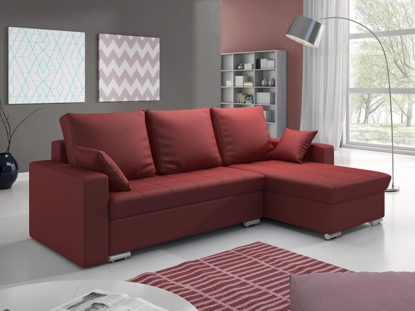 Sarok kanapé Valentina (piros) (J). 616115