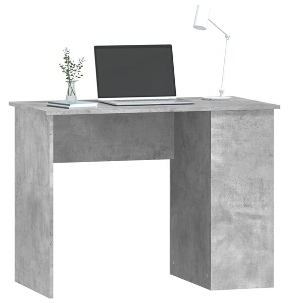 Betonszürke szerelt fa íróasztal 100 x 55 x 75 cm