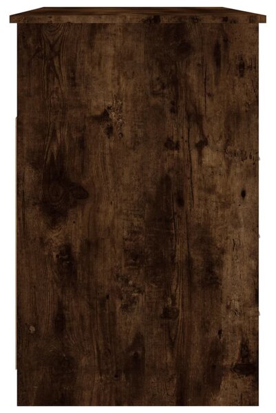 Füstös tölgy színű szerelt fa íróasztal fiókokkal 102x50x76 cm