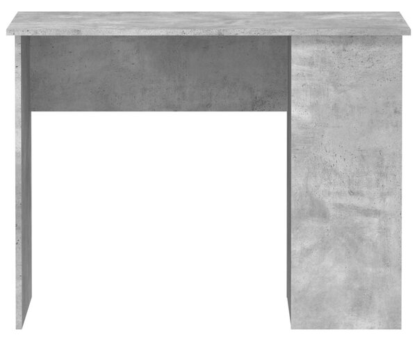 Betonszürke szerelt fa íróasztal 100 x 55 x 75 cm