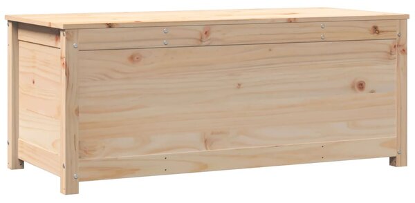 Tömör fenyőfa tárolóláda 110x50x45,5 cm