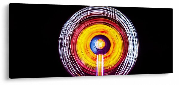 Fények a körben képe (120x50 cm)