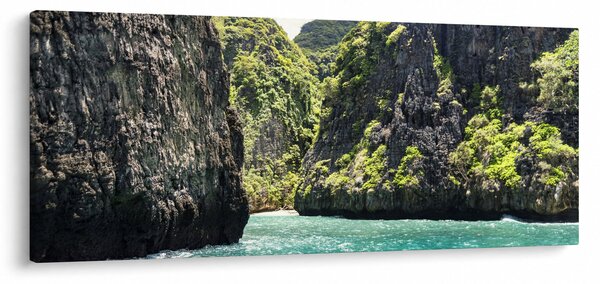 A hegyi folyó képe (120x50 cm)