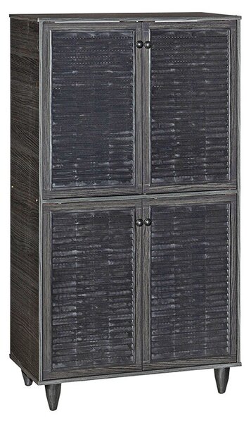 Cipősszekrény Ronan, wenge, 70.5x35x122 cm