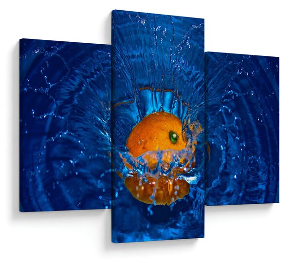 Kép - narancs a vízben (90x60 cm)