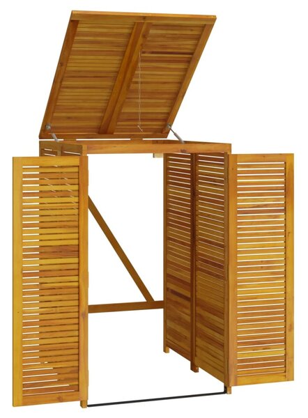 VidaXL tömör akácfa kukatároló fészer 70 x 89 x 117 cm
