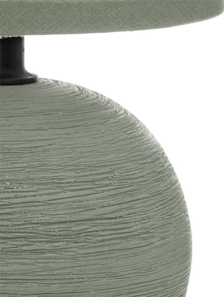 Éjjeli lámpa, E14 60W, PWL-1210, khaki kerámia, D13x25cm