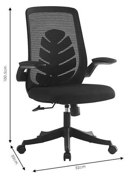 Irodai szék Enrich, szürke textil háló