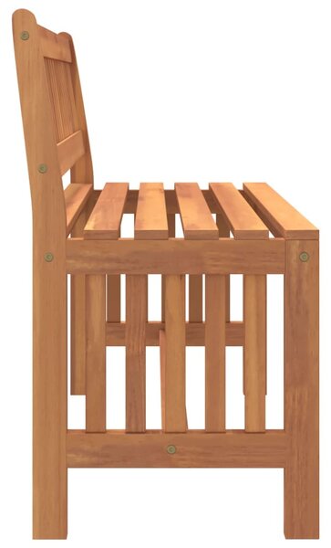 Tömör eukaliptuszfa kerti pad 110 cm