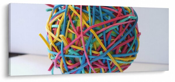 Gumicskák képe (120x50 cm)