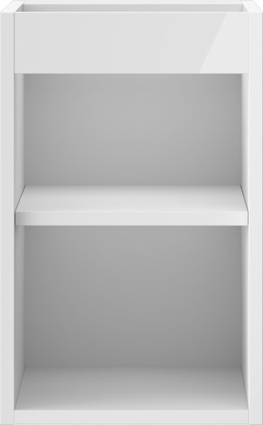 Mexen Box-A mosdószekrény korpusz, 30 cm, fényes fehér - 91AX1-0300-470-1-00