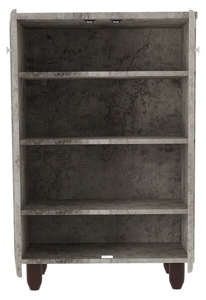 Cipősszekrény 10 párnak, SANT?, antik antracit, 60x34.5x91.5 cm