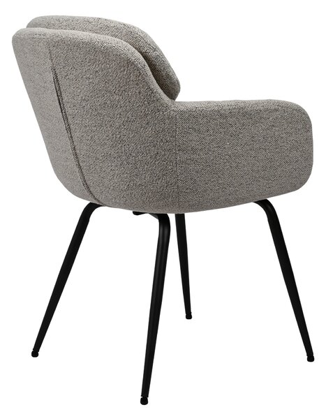 MAZZONI EXPORT GEORGIA Beige Latte (Monza 60 szövet) - MODERN KÁRPITOZOTT BOUCLÉ SZÉK NAPPALIBA/ÉTKEZŐBE/LOFT IRODÁBA