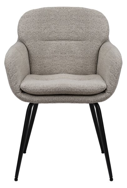 MAZZONI EXPORT GEORGIA Beige Latte (Monza 60 szövet) - MODERN KÁRPITOZOTT BOUCLÉ SZÉK NAPPALIBA/ÉTKEZŐBE/LOFT IRODÁBA