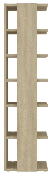 2 db sonoma tölgy színű cipősszekrény 27,5 x 27 x 102 cm