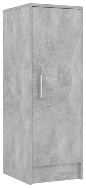 Betonszürke szerelt fa cipősszekrény 32 x 35 x 92 cm