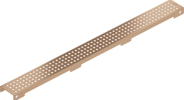 Mexen Flat, lineáris padlóösszefolyó 50 cm, matt réz, 1C25050