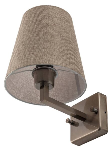 Opviq Fali világítás profil, arany/krém, fém/szövet, magasság 30 cm, dimmelhető, Sárgaréz / arany, Nappali / Étkező, fém