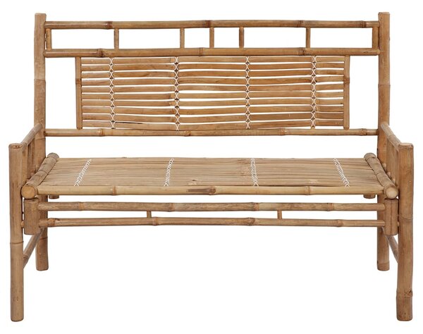 Bambusz kerti pad párnával 120 cm