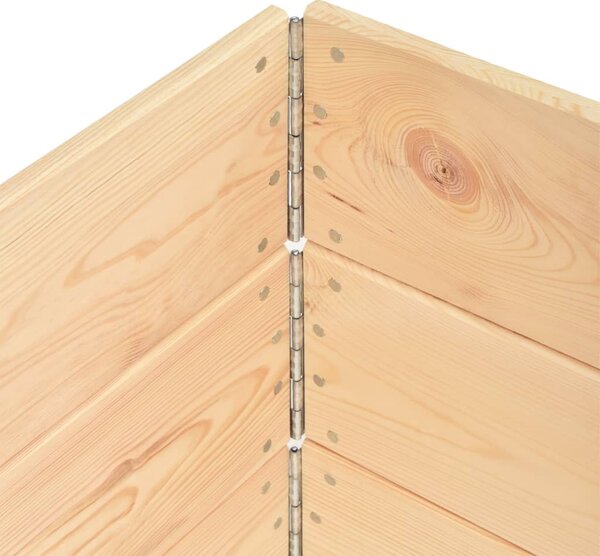 3 db tömör fenyőfa magaságyás 50 x 100 cm