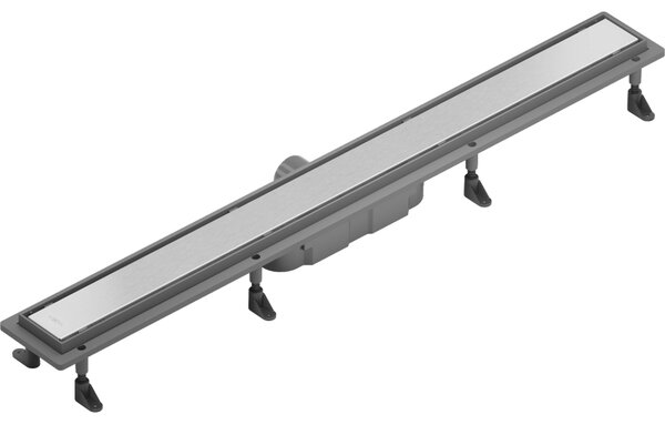 Mexen Flat ABS, zuhanylefolyó 2 az 1-ben 60 cm, csiszolt acél, 1069060
