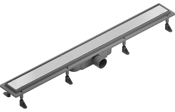 Mexen Flat ABS, zuhanylefolyó 2 az 1-ben 60 cm, csiszolt acél, 1069060