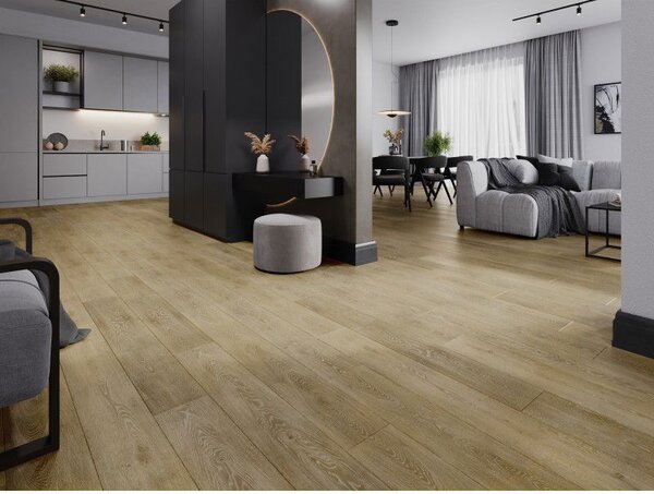 Mexen Alabama vinyl panelek 1227 x 187 mm LVT Dryback 2,5 mm, PVC aljzat, 4 V-Fuga, Tölgy - F1319-1227-187-255-4V1-01
