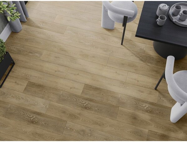 Mexen Alabama vinyl panelek 1227 x 187 mm LVT Dryback 2,5 mm, PVC aljzat, 4 V-Fuga, Tölgy - F1319-1227-187-255-4V1-01