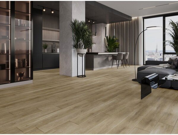 Mexen Clermont vinil panelek 1240 x 182 mm SPC 6,5 mm, IXPE aljzat 1,5 mm, 4 V-fuga, Tölgy - F1053-1240-182-505-4V1-01
