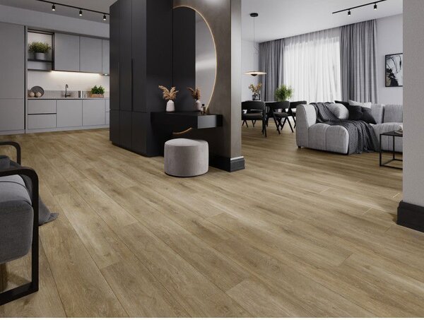 Mexen Clermont vinil panelek 1240 x 182 mm SPC 6,5 mm, IXPE aljzat 1,5 mm, 4 V-fuga, Tölgy - F1053-1240-182-505-4V1-01