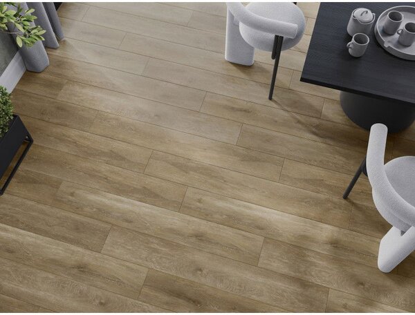 Mexen Clermont vinil panelek 1240 x 182 mm SPC 6,5 mm, IXPE aljzat 1,5 mm, 4 V-fuga, Tölgy - F1053-1240-182-505-4V1-01