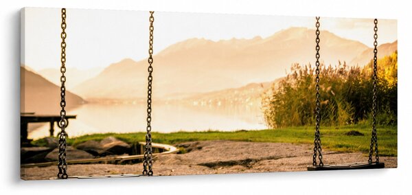 Kép egy hintákról a természetben (120x50 cm)