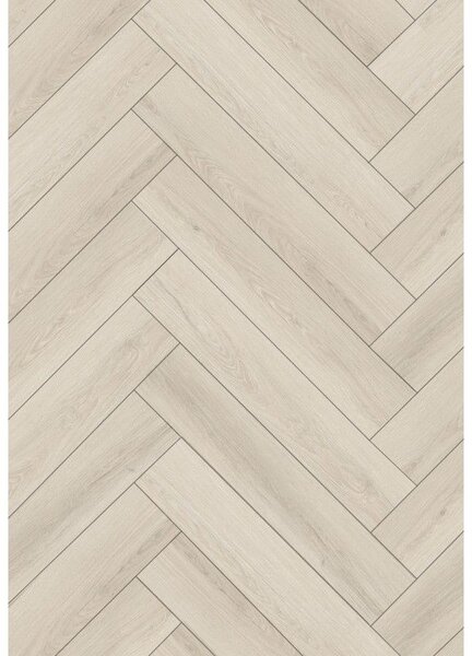 Mexen Pembroke Pines Vinyl parketta halszálka minta 635 x 127 mm SPC 6,5 mm, alátét 1,5 mm, 4 V-Nut, Tölgy