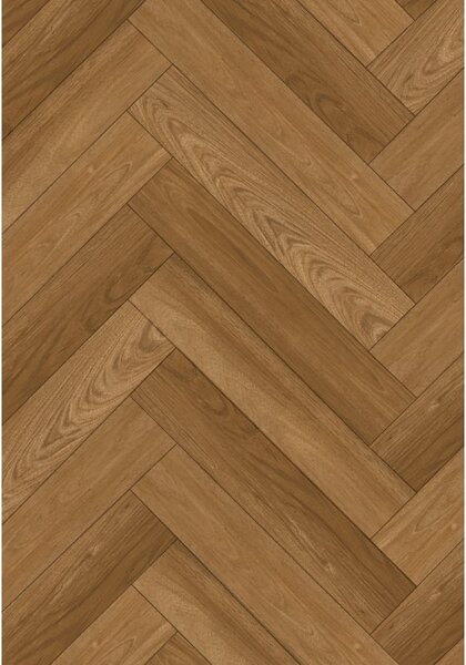 Mexen Overland Park vinil panelek halszálka mintával 570 x 95 mm LVT Dryback 2,5 mm, aljzat 4 V-Nut, Jatoba
